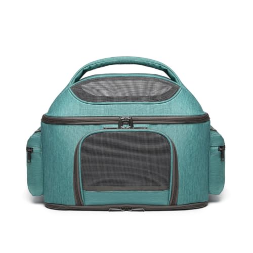 Transportín con paneles malla ventilado y correa hombro para evitar fatiga 2