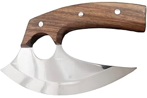 TTC-111 Handmade Stainless Steel Ulu Hach Knife