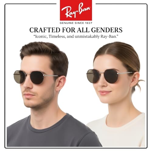 Image of Ray-Ban RB3565 JACK Square-Round Shaped Sunglasses for Men & Women with Official RAYBAN Eyewear Kit