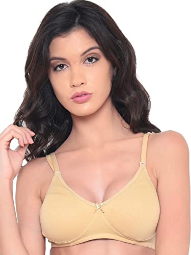 Image of Laavian Women's Cotton Non Padded Non-Wired Regular T-Shirt Bra