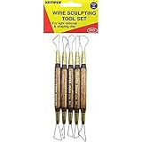 Kemper Wire Sculpting Tool Set DSS For Light Removal & Shaping Clay, Dough, Pottery 5 PC 6-1/2'' TOOLS