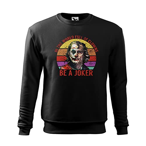 Joker In The World Clowns Be Joker Sudadera Negra Unisex Size XL