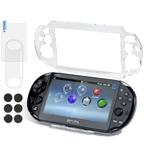Ultra Clear Crystal Transparent Hard Shell Protective Case Cover Skin for Sony PlayStation PS Vita Slim PSV 2000 PCH-2000 Console