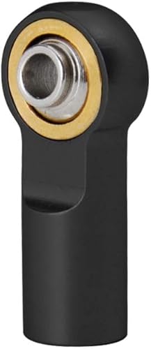 Miniatura 4 de Que-T 10pcs Metal Link Rod End M4 Ball Joint Head para RC Crawler Car (negro)