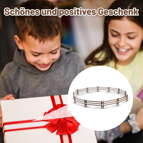 80 Stück Zaun, Zäune,Playmobil Zaun Für Pferde,Kreatives Lernspielzeug, Ideal Für Bauernhof-Szenen Und DIY-Projekte, 9 X 4 X 0,8 cm