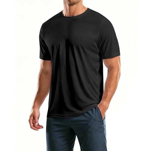Swim Shirts for Men: UPF 50+ Sun Shirts SPF Rash G...