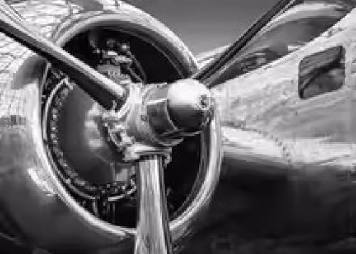 Affiche vintage d'avion de combat sur toile premium impression d'art