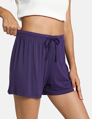 Image of GYS Women's Bamboo Viscose Cooling High Waisted Pajama Shorts