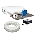 Produktbild Fußbodenheizung Warmwasser Set 90m² Tackersystem 35 mm Rollbahn PE-RT Rohr VA10 Zubehör