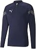 Puma Teamfinal Training 14 Zip Top Mens Football Training Jacket 65737506 Navy Blue
