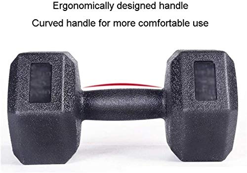 Halters Eco-vriendelijke PVC Hex Dumbbell Heren 5kg / 6kg / 7.5kg / 10kg Dumbbell Home Fitnessapparatuur Geschikt voor… - Afbeelding 4