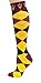NCAA Arizona State Sun Devils Argyle Dress Socks, Maroon/Gold/Grey