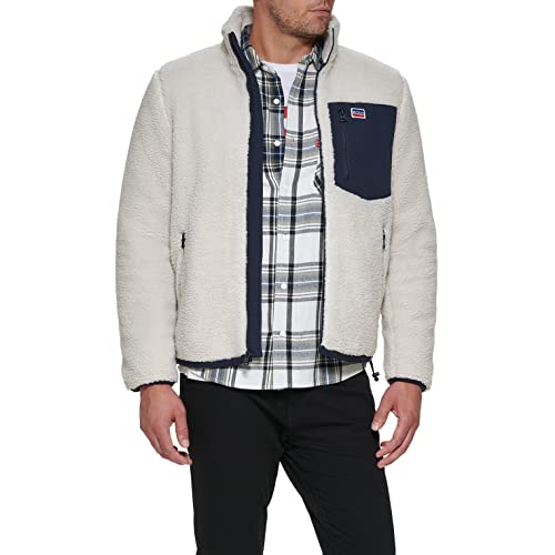 Image of Levi's Men's All Over Sherpa Jacket With Patch PocketJacket