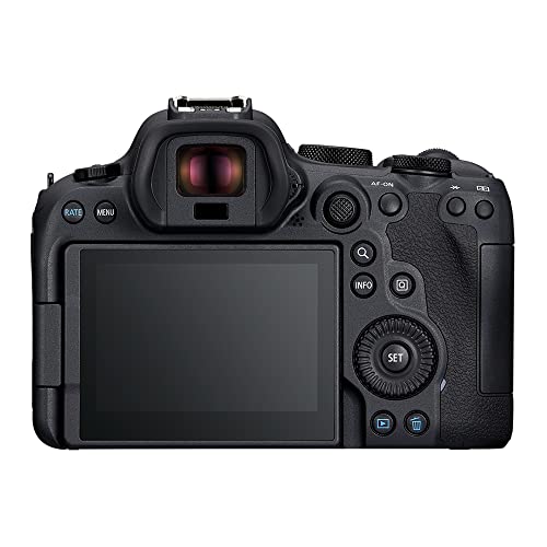 Canon EOS R6 Mark II Systemkamera - Spiegellose Vollformat Kamera (Hybridkamera mit intelligentem Autofokus und Motiverkennung, 4k Videokamera, 40 Bilder pro Sekunde, WIFI, Bluetooth, KI-Steuerung) – Bild 3