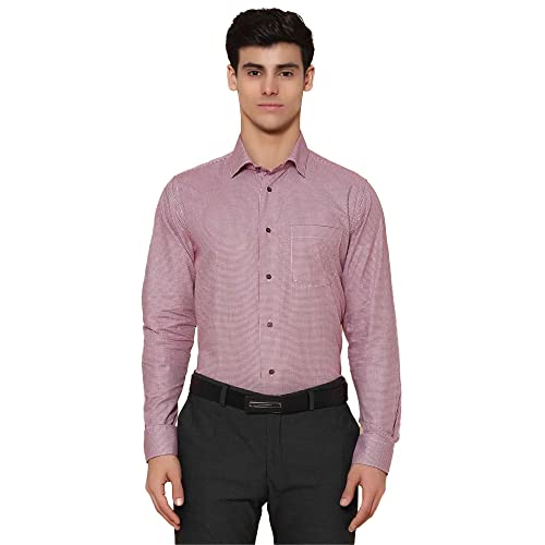 Image of blackberrys Solid Cotton Slim Fit Mens Work Wear Shirt (A21BB81R2NA21FN-P)