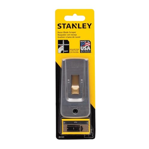 Image of STANLEY 28-500 Razor Blade Scraper with 5 Blades