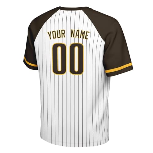 Image of ANTKING T-Shirt Custom Name Number Crewneck Short Sleeve for Men Youth Gifts