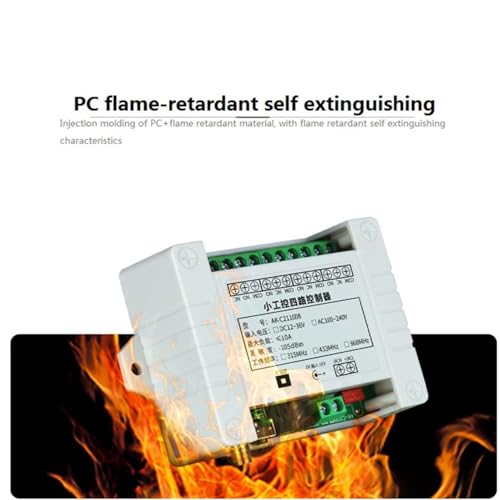 Interrupteur télécommandé porte de garage et éclairage extérieur sans fil 433 MHz DC 12V-36V