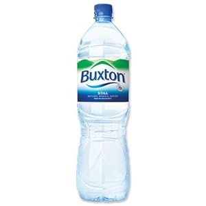 Buxton Bottiglia di acqua minerale naturale in plastica, 1,5 l, A02761 [confezione da 6]