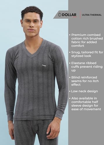 Image of Dollar Ultra Mens Thermal V Neck Full Sleeve Top