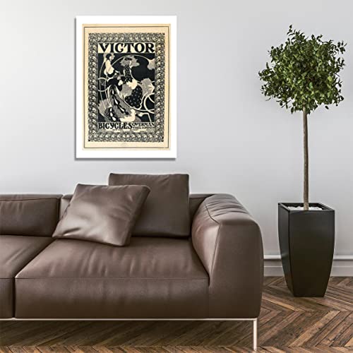Póster de Victor Bicycles por William Henry Bradley, Spiffing Prints mediano sin marco 5