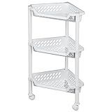 Photo Gallery plast team triangolare trolley con 3 cestini, bianco, taglia unica Photo Gallery plast team triangolare trolley con 3 cestini, bianco, taglia unica