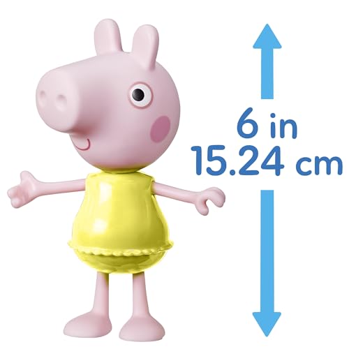 Peppa Pig L’Armoire de Peppa, Ensemble de Jouets avec Figurine de 15 cm et Accessoires, Jeu Créatif pour Enfants, Jouets pour Filles, Poupée Dès 3 Ans