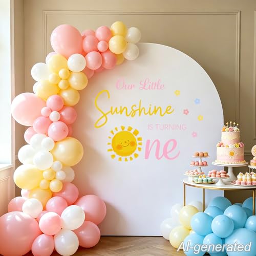 Adhesivo decorativo Our Little Sunshine cumpleaños niña miniatura 7