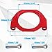 URLWALL Crank Seal Guard Plate for BMW 335i 528i 135i S55 N54 N55 N52 Engines, Front Crankshaft Seal Engine Serpentine Belt Guards Protection Guards Plate Replacement (Red)
