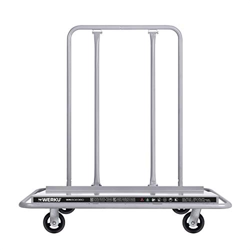 Werku WK602360, Carro-Plataforma Porta Paneles-Placas, Capacidad Carga 900 kg, Medidas Base 1060 x 320 mm Cover