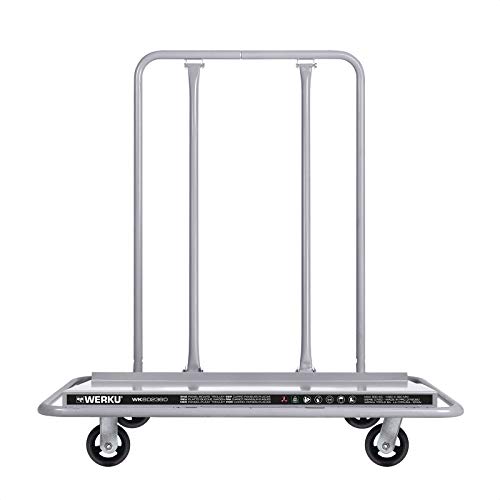 Werku WK602360, Carro-Plataforma Porta Paneles-Placas, Capacidad Carga 900 kg, Medidas Base 1060 x 320 mm