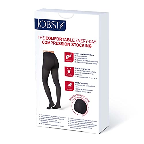 Image of JOBST Opaque Compression Stockings, 15-20 mmHg, Waist High, Closed Toe