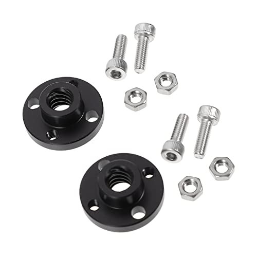 VILLFUL 2 Sets Lead Screw Nut Printer Accessories Pom Material Pom Nut Replacement for 3d Printers