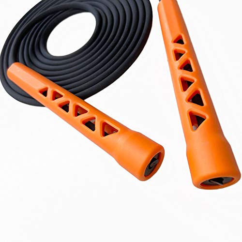 Cuerda para saltar de velocidad rápida sin enredos con cable ajustable de PVC 2