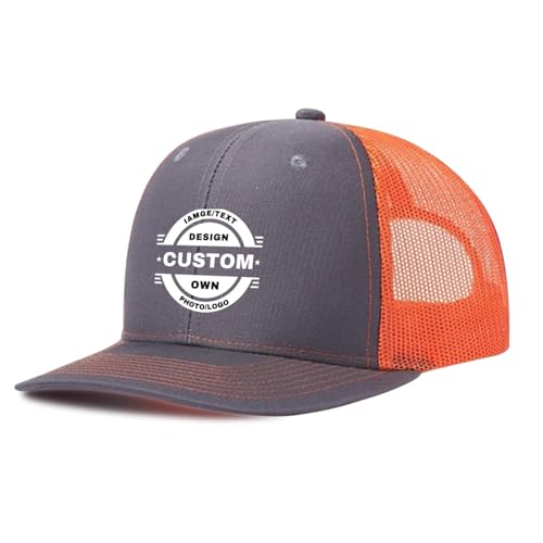 Bulk Custom Hats Design Your own Logo Personalized Hats for Men Women Custom Trucker hat with Logo Customized Baseball Cap