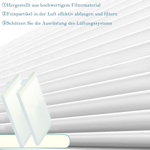 Replacement Filters for Stiebel Eltron LWZ 5 S Smart and THZ 304/404/504/5.5/TCO 2.5 Ventilation Units Replacement Parts Filter Class F7-372 x 184 x 22 mm Replacement Filter Accessories 231332 Pack of - Image 4