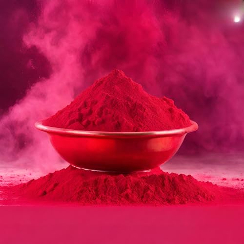Image of Herbal and Organic Holi Colors | Eco Friendly | Red Color 300gm | Natural and Skin-Friendly Gulal | Handmade and Non-Toxic | Holi Ke Rang | Holi Celebration | Stain Free