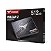TEAMGROUP T-Force Vulcan Z 512GB SLC Cache 3D NAND TLC 2.5 Inch SATA III Internal Solid State Drive SSD (R/W Speed up to 530/470 MB/s) T253TZ512G0C101
