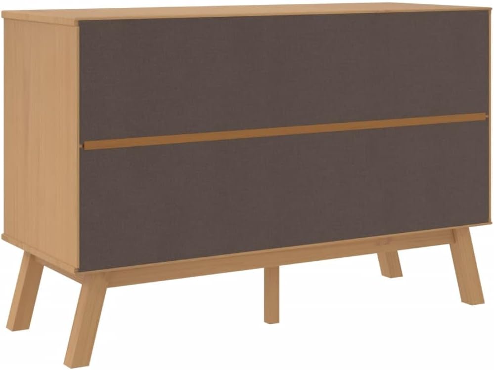 File Cabinet for Home Office,Drawer Cabinet Olden Brown Solid Wood Pine