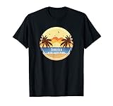 Jamaica Is My Happy Place Fun Beach Vacation Palm Trees Sun T-Shirt