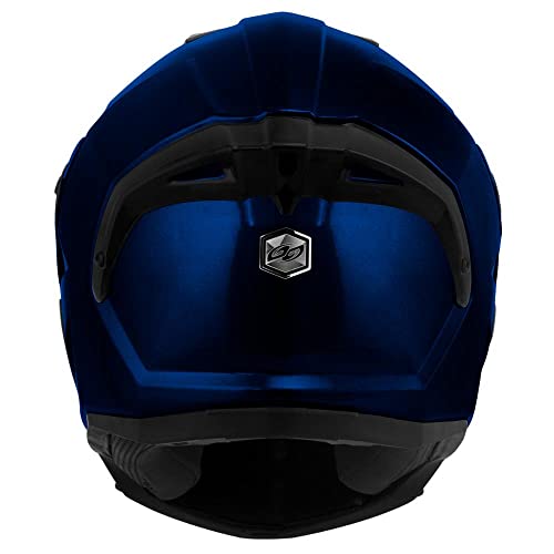 Capacete Fechado Stealth Solid 58 Viseira Fumê Dark Blue
