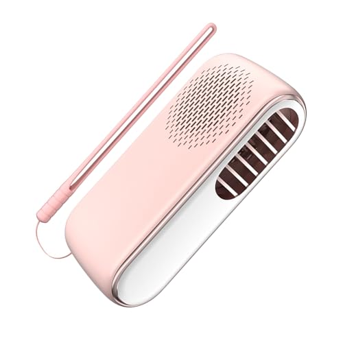 VIVIWI Práctico ventilador de refrigeración portátil sin aspas, textura ABS, adecuado para uso en exteriores e interiores, operaciones silenciosas