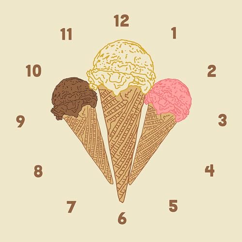 CafePress Ice Cream Cone Unique Decorative 10