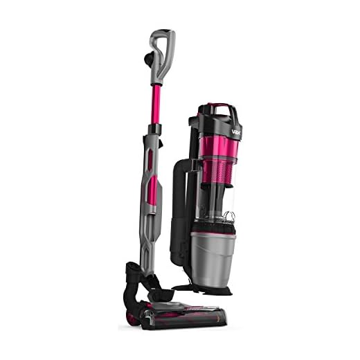 Vax Air Lift Pet Max Corded Upright Bagless Vacuum Cleaner, Lightweight, Handheld Tool Attachments for Pet Hair, Car, Upholstery, Bed, Mattress, Home cleaning, 850W, 6.2kg, Black/Pink, UCPMSHV1