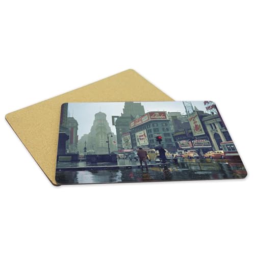Napperons Time Square 1943 souples et lavables pour repas de famille
