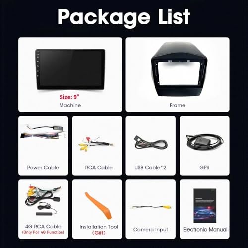 Pantalla para Hyundai ix35 con Android Auto y GPS multimedia 2GB+32G 7