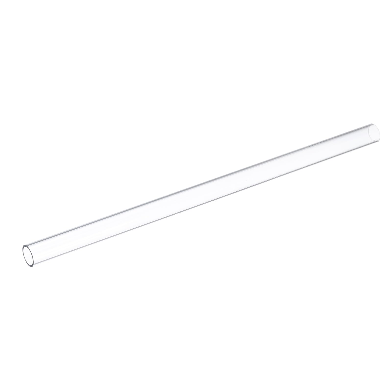 uxcell Clear Rigid Tubing 1/2 Inch(13mm) ID x 5/8 Inch(16mm) OD x 1Ft(305mm) Length Round Plastic Polycarbonate Tube
