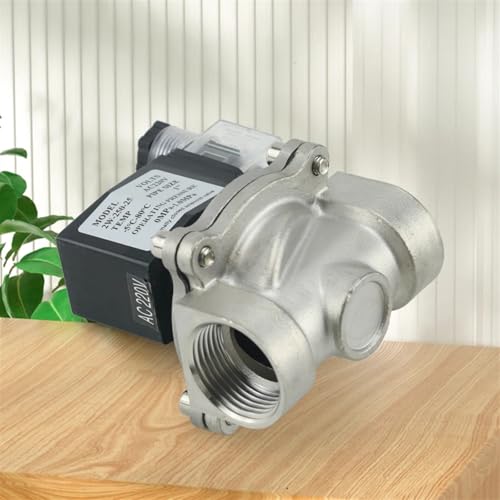 Électrovanne 1 pouce AC 24V en acier inoxydable et joint Viton DN25 - 2