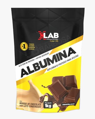 Kit - 1 Albumina Sabor Chocolate com Leite Condensado + 1 Albumina Sabor Morango com Banana - Peso d