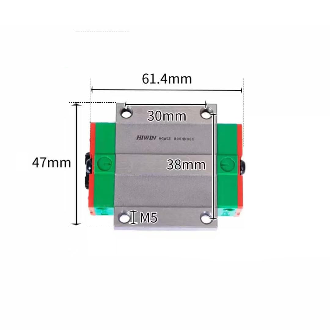 Flish HGW15 HIWIN Linear Block for HGW15CC Linear Motion Slider Rail Guide